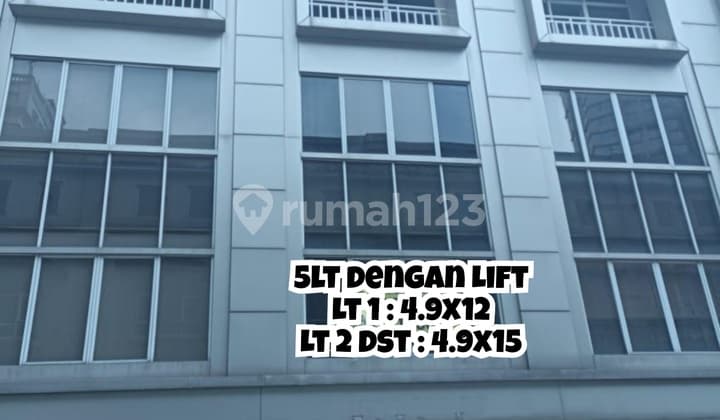 Disewakan Rukan Premium 5Lt Lift Siap Huni Kebon Jeruk Jakbar