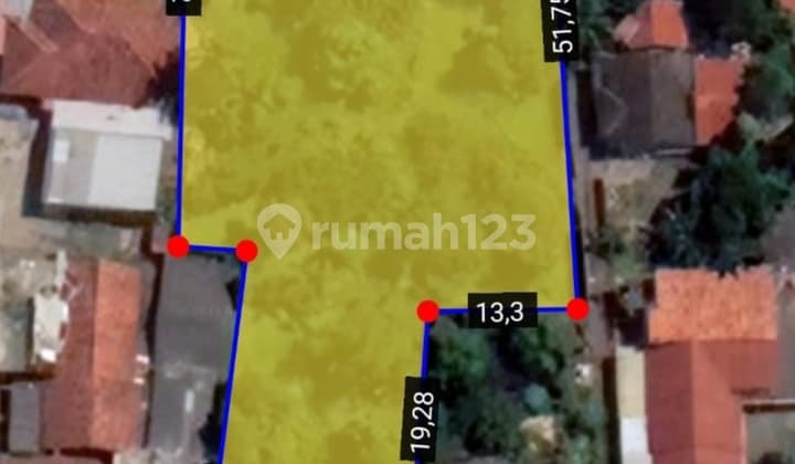 Disewakan Tanah Komersil Serua Dekat Bsd Lama Jalan Raya