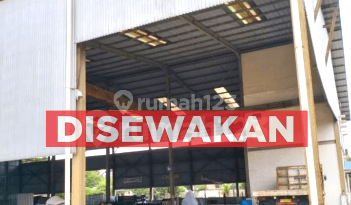 Disewakan Pabrik Gudang Industri Kontainer 40 Parkir Luas