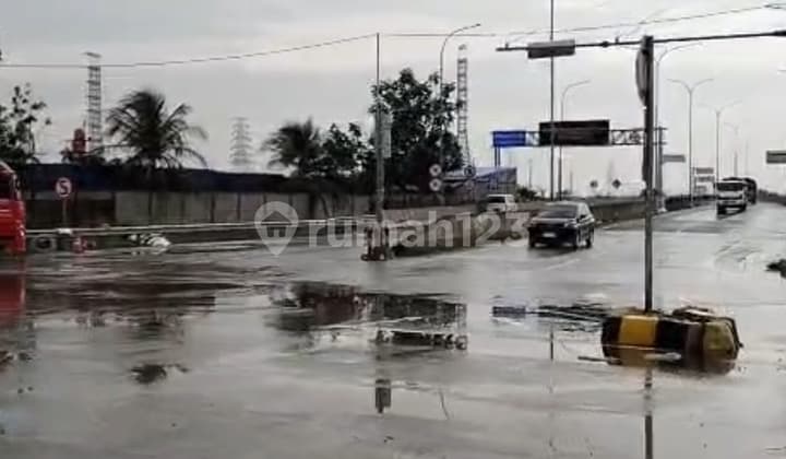 Dijual Lahan Komersil Pergudangan Marunda Cilincing Jalan Raya