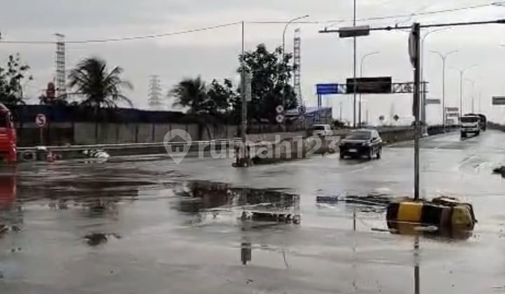 Dijual Lahan Komersil Pergudangan Marunda Cilincing Jalan Raya