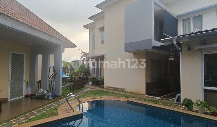 Dijual Rumah SHM 499M² Delatinos BSD Paviliun Style