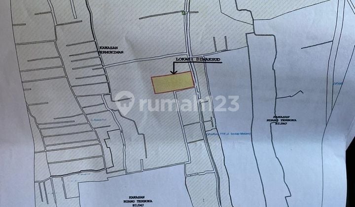 SURELY CLOSED FOR SALE LAND ON THE MAIN ROAD, SEDAP MALAM LOCATION, EAST DENPASAR