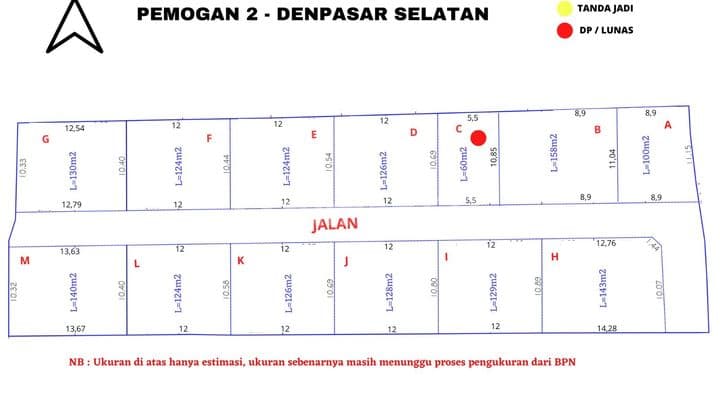 PASTI CLOSING DI JUAL TANAH KAVLING LOKASI PEMOGAN DENPASAR SELATAN