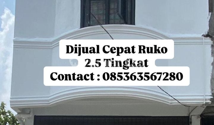 Dijual Cepat Ruko Jalan Perjuangan Simp Daerah Sunggal