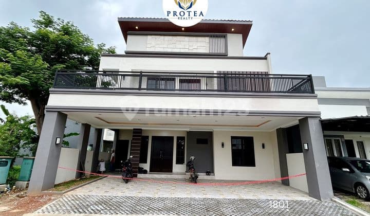Bisa KPR, Rumah, 2 Lantai, PPJB, Dekat Akses Bus Kota