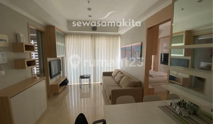 Disewakan Apartemen Menteng Park 2 Kamar Tidur Furnished Bagus