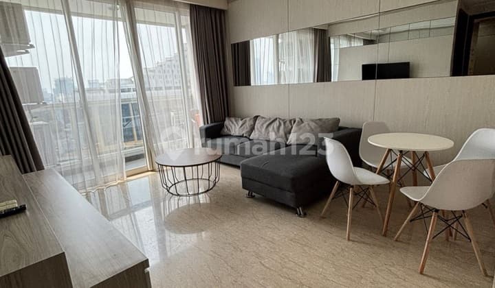 Disewakan Apartemen Menteng Park 2 Kamar Tidur, Furnished, Private Lift, Bagus, Include IPL