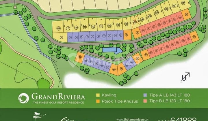 Dijual Tanah Siap Bangun Taman Dayu Grand Riviera