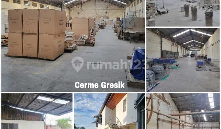 Dijual Pabrik Raya Cerme Gresik 2 Lantai