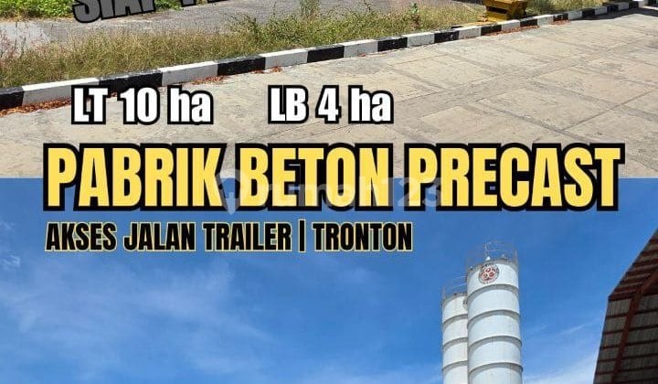 For Sale Used Ready-Mix Precast Concrete Factory Pasururan