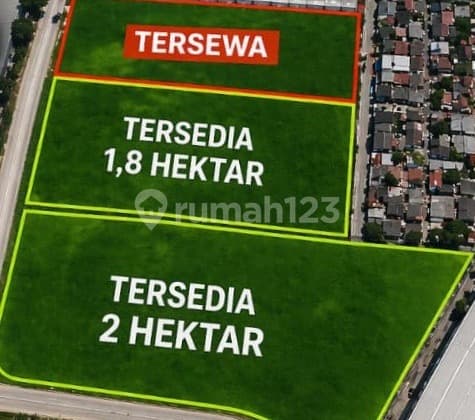 Disewakan Tanah Padat di Dalam Kawasan Pergudangan Marunda Center Bekasi