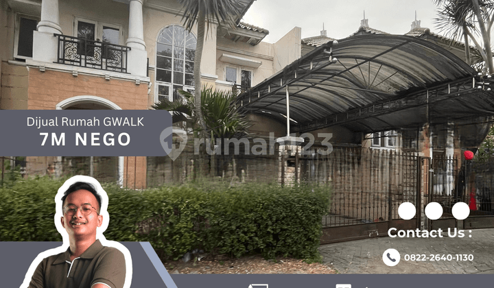 Dijual Rumah Area Gwalk Citraland Surabaya Cocok Untuk Buka Usaha