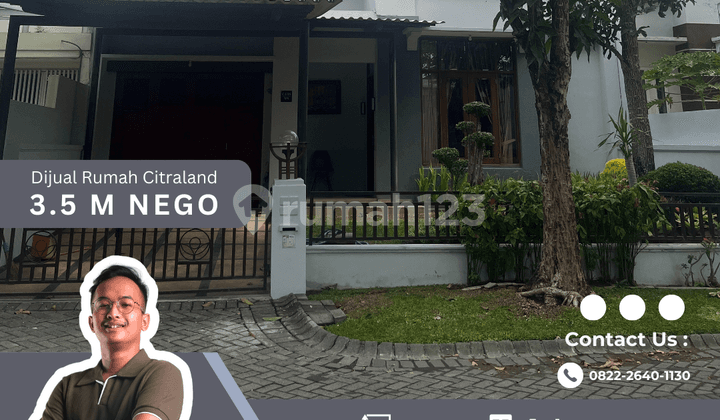 Dijual Rumah Citraland Taman Puspa Raya Surabaya
