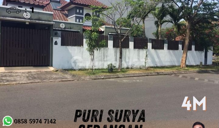 Puri Surya Jaya Gedangan Dijual Rumah Bagus Semi Furnished Nego