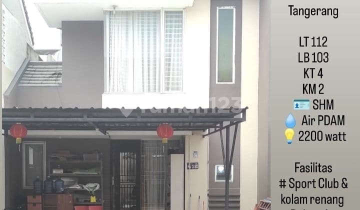 Rumah di Cluster Navarra Residence, Tangerang