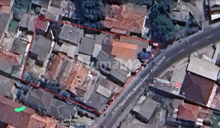Tanah Bonus Bangunan Strategis SHM LT 2100M2 Bekasi Timur