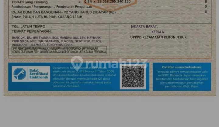 Lahan Strategis Shm Di Bawah Njop Kedoya Lt 4.190m2 Jakarta Barat