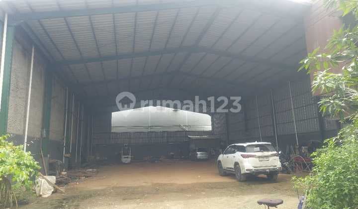 Warehouse Lot Dpr 40ft Container Access 800m2 Land Area Tangerang