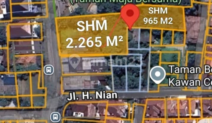 Lahan Strategis Zona Komersil Pesanggrahan LT 3260M2 Jakarta Selatan