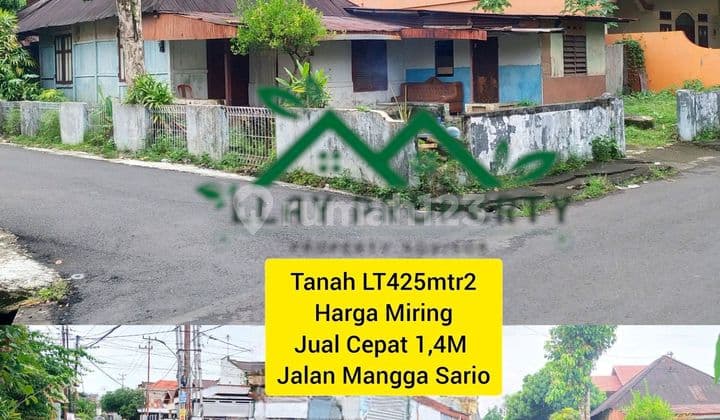 Jual Cepat Lt 425mtr2, Tanah Harga Miring Di Sario (pusat Kota Manado) Cocok Bangun Kost Dll.