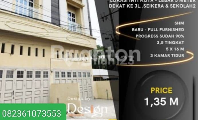 Ruko 3 Tingkat Di Intikota Medan
