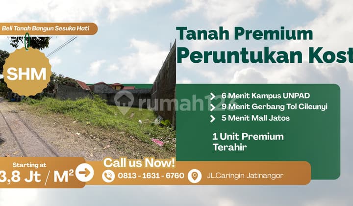 Tanah Dijual di Komplek Korpri Jatinangor SHM