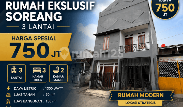 For Sale 3-Story House Near Soreang Toll Gate Freehold