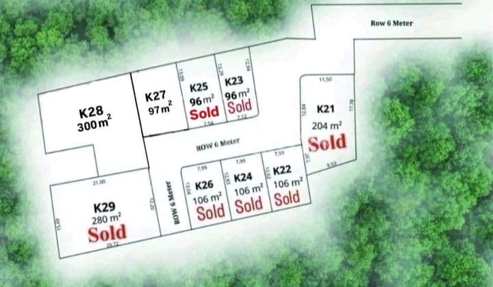 Tanah Kavling Siap Bangun Dlm Komplek Mewah Casamora Luas 300m2