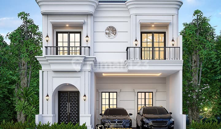 Rumah Baru Mewah Classic Carpot 2 Mobil Ciganjur Jagakarsa
