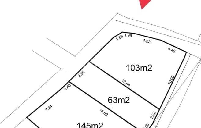 Cheap 103 Wide Land Plots Hook Position Car Access Jagakarsa