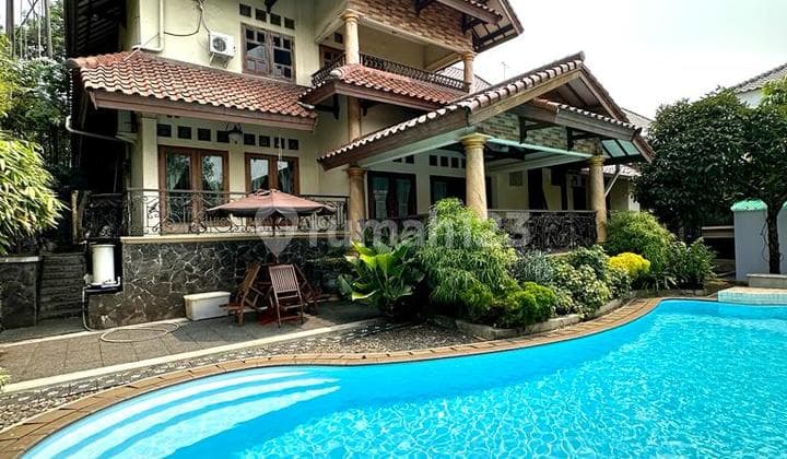 Rumah Rasa Villa Puncak Mewah Old Money Private Pool Jagakarsa