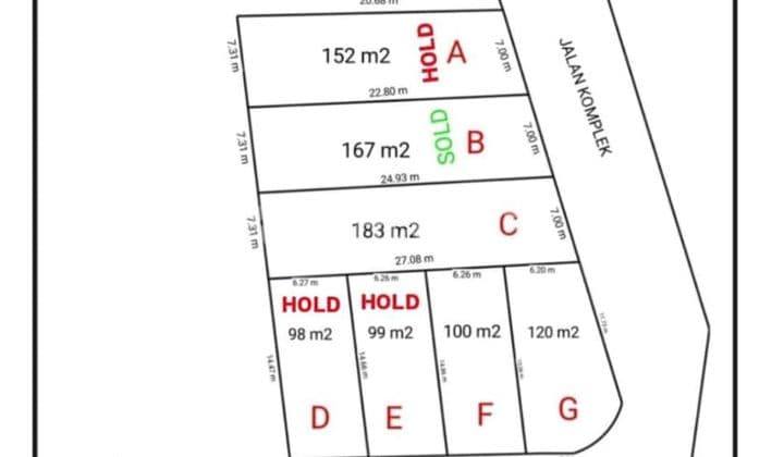 Tanah Kavling Hoek Luas 120 M2 Cilandak Timur Shm