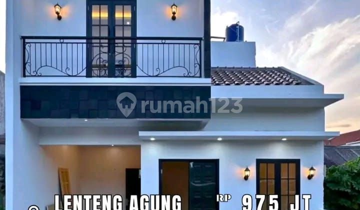 Dijual Rumah Cluster Lt 60m² 2 Lantai Dkt Stasiun Univ.pancasila