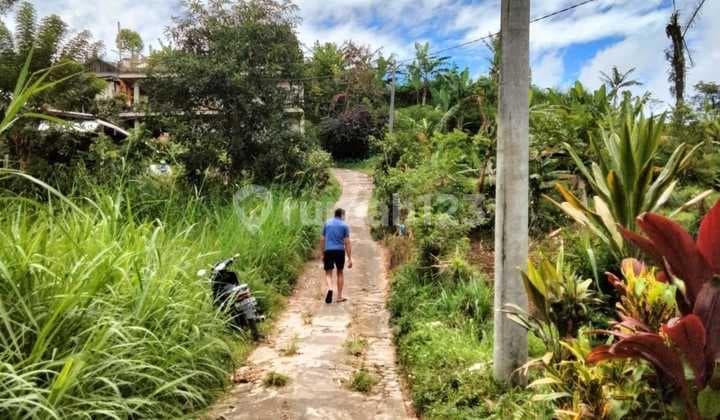 Tanah 1650 Sqm Zona Kuning View Gunung Laut Jalan 3 Meter Murah