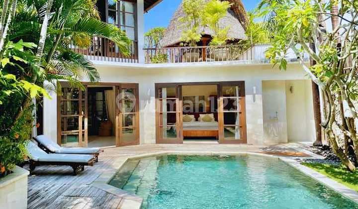 Villa 2br Big Pool Garden 400 Sqm Seminyak Walking Distance Beach