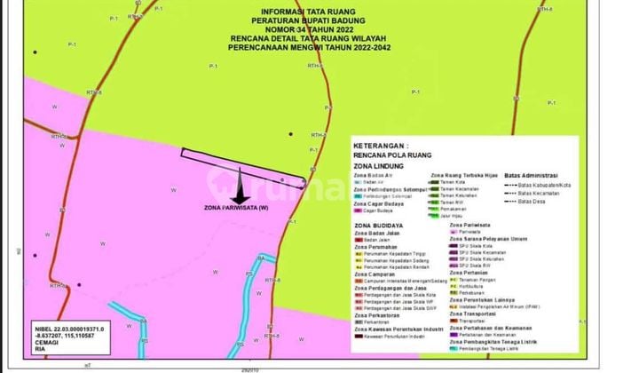 30-Year Leasehold Pink Zone Land In Seseh 300M To Beach
