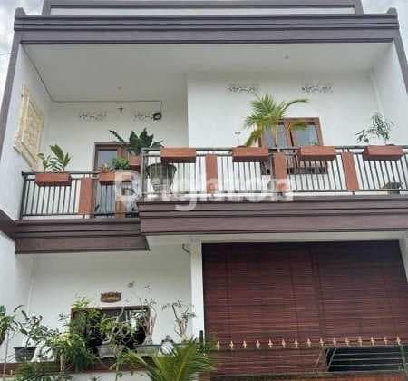Rumah 3 Kamar Ubud View Sawah SHM Gianyar Bali LT 100 Sqm
