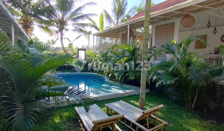 Charming 2Br Villa Leasehold For Sale In Mas Ubud View Rice Field
