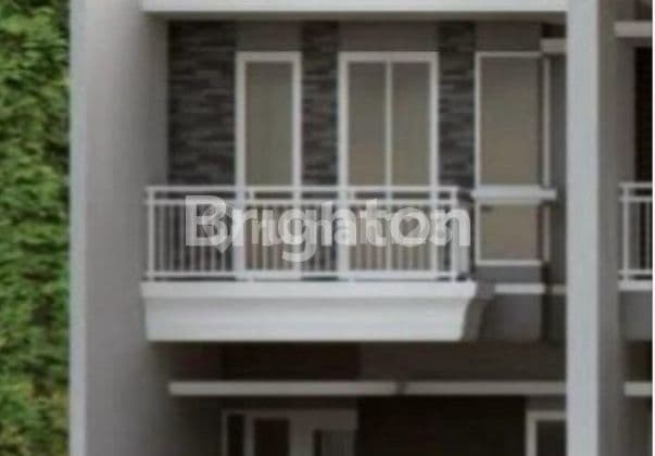 Jemursari 2lantai luas 102 baru modern Minimalis row jalan lebar bebas banjir selangkah ke Petra ubaya jalan Raya jemursari