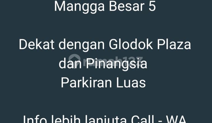 Lokasi Strategis Dekat Dengan Glodok Plaza, Pinangsia, Lokasari