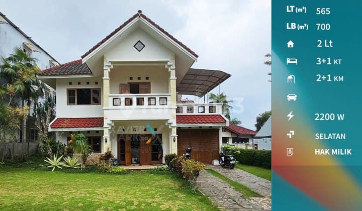 Rumah Villa Full Furnish Kawasan Wisata di Villa Kusuma Estate Malang