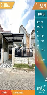 Properti Langka Rumah Baru Minimalis di Villa Puncak Tidar Malang