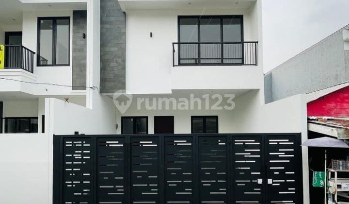 For Sale Rumah Di Kalibata - Brand New, Modern House, Unfurnished