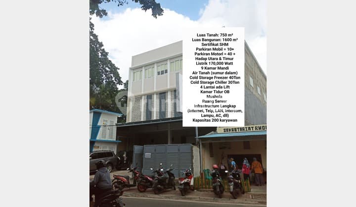 For Sale: Office Building Warehouse Production Facility in Kembangan, West Jakarta