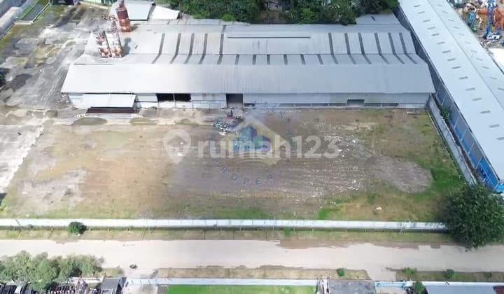 Land and Building for Sale at Low Price in Millenium Industrial Area, Tigaraksa - Cikupa.