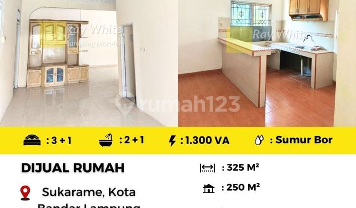 DIJUAL RUMAH MURAH SUKARAME