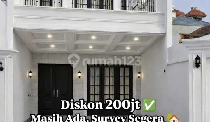 Rumah Baru Mewah Komplek Gayungsari Dekat Masjid Nasional Al Akbar, Surabaya