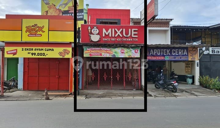 Ruko Panjang 2 Lantai Komersil Area Stasiun - Cilebut Bogor