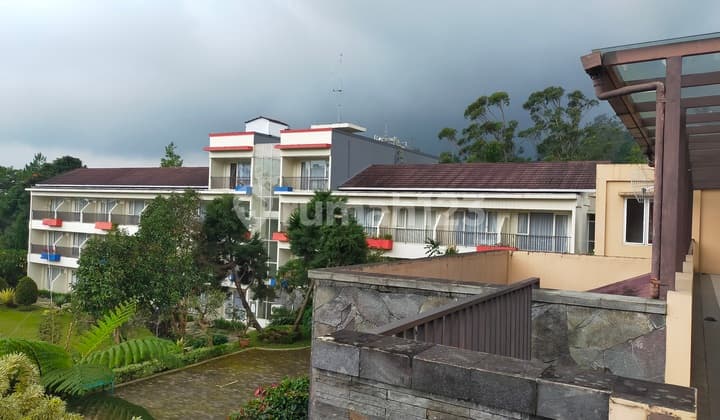 Hotel Bintang 3 Aktif LT 1.2Ha Berikut Perizinan di Kawasan Puncak